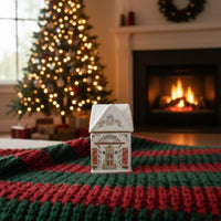 Miniature Decorative House Container Festive Design Decorative