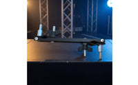Matte Black Percussion Accessory Clamp Adjustable Drum Clamp with Mounting Bar Versatile Easy Adjustment for Percussionists