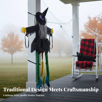 Tree-Crashing Witch Outdoor Use Crashing Witch Decoration Easy to Hang Halloween Prop for Party Hosts, Residents, Yard, Porch, tailgateTreat Events