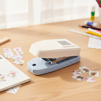 Stamp Punch Decorative Paper Punch with Close Mechanism-Hand Use Stamp Cutting Tool for Scrapbooking, Journaling