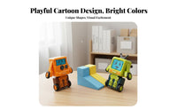 Rotate Change Collision Transforming Car No Battery Needed 2 in 1 Deformation Car Toy Sturdy ABS Material for Preschool, Indoor, Home