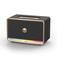 维尔晶H330家庭艺术礼品桌面蓝牙音箱HIFI级重低音大音量蓝牙音响 黑色