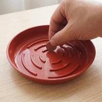 Plant Saucers and Drip Tray for Outdoor Plants, Plant Trays with Wavy Edge, Round Base Plant Pot Stand for Indoor Pot Water Collection