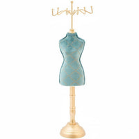 Peacock Blue Jewelry Holder Great Gift Idea Vintage Jewelry Stand Multi-Function Necklace Hanger Rack for Women, Vanity Table