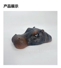 Floating Hippo Head Decoration for Pond
