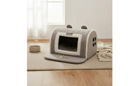 Enclosed Dog Bed Heated Warm Pet House Cozy Indoor Dog House for Dogs, Cats, Winter, Cold Weather