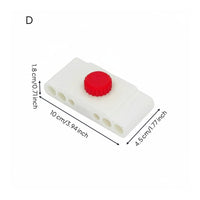 Multi-Shape Design Sandpaper Holder Assorted Shapes 3D Printed Sanding Grip Interchangeable for Model Makers, Surface Finishing, Woodworking
