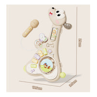 Dog Guitar with Mike Sensory Guitar and Mike Set Interactive Music Station Adjustable Instrument Safe for Toddlers