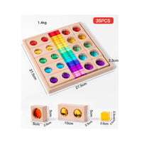 High Transmittance Translucent Rainbow Blocks Educational Acrylic Gemstone Cubes Stackable Acrylic Crystal Cubes Child-Led Learning Inspired Inspired for Preschoolers, Toddlers, Kids, Kindergarten, Classroom, Daycare, Playroom