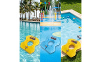Underarm Car-Shaped Pool Buoy Padded Swim Buoy with Back Strap Thick Toy Inflatable for Toddlers