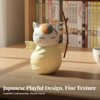 Collectible Cat Figure Comes with Display Box Mini Kitty Character Model Cute Design Mini Calico Cat Figure for Teens, Adults, Home Decor, Office