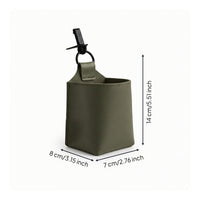 Compact Car Vent Storage Pouch Textured Car Vent Organizer with Clip Slim Long-Lasting for Drivers