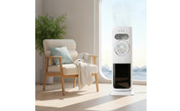 3-in-1 Evaporative Air Cooler Tower Multi-Function Air Cooling Fan Humidifying Swamp Cooler Fan Compact for Bedroom, Home, Apartment