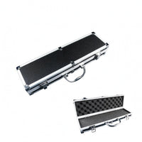 Foam-Lined Aluminum Case Metal Latches Hardhard-Shell Enclosure Industrial Style