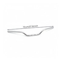 Curved Retro Motorcycle Handlebar Sturdy Steel Motorcycle Handlebar Aftermarket Part Vehicle Accessory Universal Fit