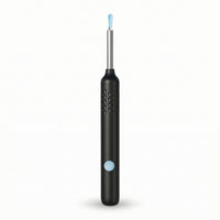 Real-Time Ear Cerumen Removal Tool with Camera Wireless Ear Cleaner with Camera Portable Otoscope with Light Handheld for Adults, Home