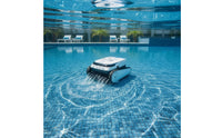 Powerful Suction Robotic Pool Cleaner Fine Filtration Underwater Cleaning Robot Intelligent Navigation for Aquatic Pond, over Ground Pools