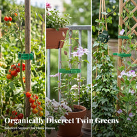 300 Pieces Plant Support Fasteners | Easy Adjustment Design, Plant Clips with Strap Ties, for Gardens