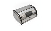 Stainless Steel Bread Box Countertop Breadbox Spacious Bread Bin Long-Lasting for Home Cooks, Pantry