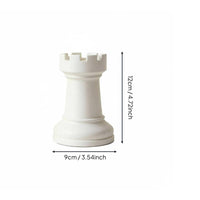 Minimalist Design Chess Rook Pen Holder Creative Design Castle Chess Piece Writing Implement Cup Multi-Functional for Students, Study Room, Office