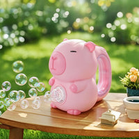 Cute Capybara Bubble Machine Portable Electric Bubble Maker Automatic for Toddlers, Backyard