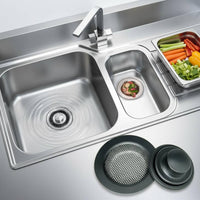 Black Sink Basket Strainer Rustproof Plumbing Hardware Rust-Resistant