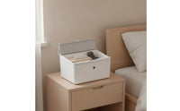 Desktop Bin Compact Desktop Storage Bin Sleek Touchless Trash Can for Office Workers, Nightstand