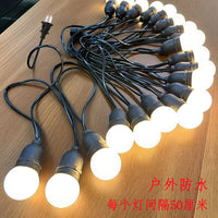 户外防水灯串灯笼挂树上专用灯带节日亮化氛围装饰灯太阳能灯串
