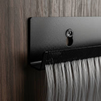 Wall Mounted Hairpiece Holder Rack Sturdy Metal Construction Hair Weft Styling Effortless Setup to Install for Barbershop