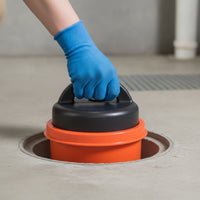Bowl-Style Manure Discharge Control | Double-Sided, Drainage control device with Handle, for Wastewater Systems