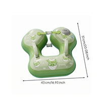 Shoulder Strap Axillary Swim Float Double Buckle Inflatable Baby Buoy Seat Press-to-Inflate Swim Float with Seat Padded
