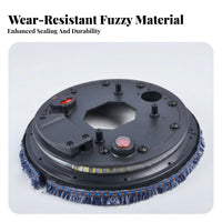 closely-packed fibers interior Sander particulate Skirt Universal Fit Brush barrier Easy to Install Power Tool Part long-lasting Design for Construction Workers, DIY hobbyists, Professionals, Home Renovation, Interior Finishing, Workshop
