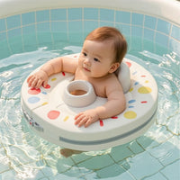 Baby Neck Safe Neck Buoyancy Aid Infant Swim Collar with Inner Bladder Soft Comfortable for Infants, Swimming Pool, Bathtub