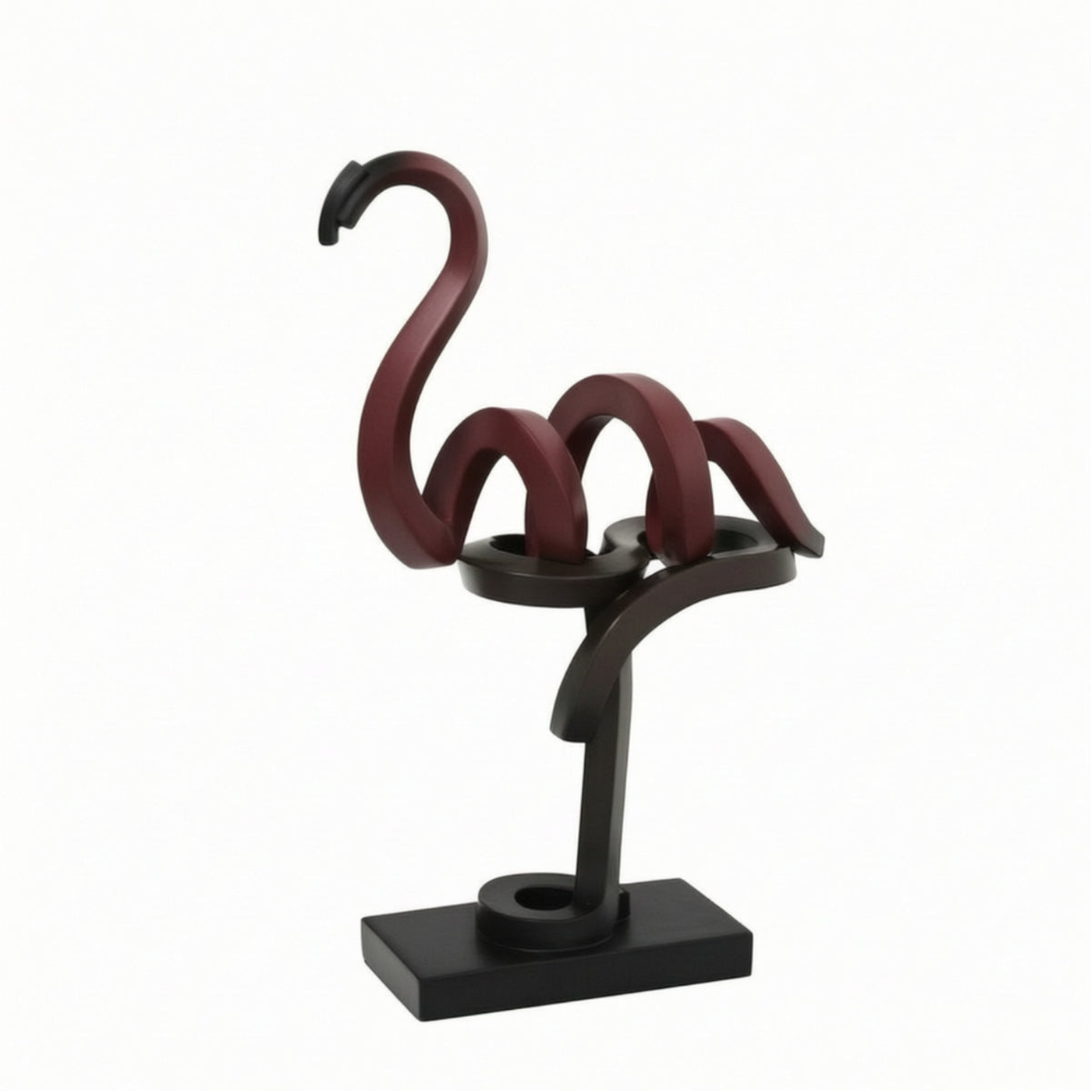 Flamingo Sculpture Premium Flamingo Statue Resin Bird Figurine for Office