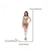 Sports Model Figurine Athletic Miniature Sports Figurine Detailed Tiny People Model for Hobbyists, Collectors, Display Case