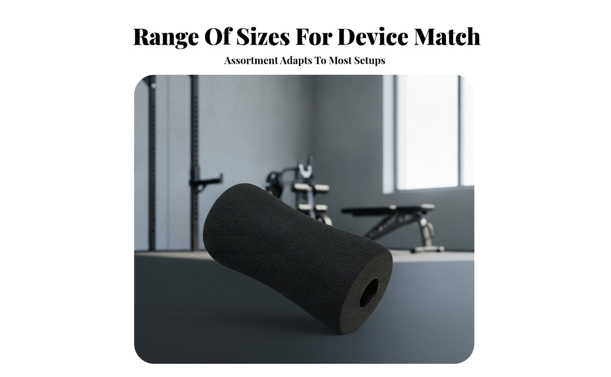 22 Mm Inner Diameter Foam Handle Sleeve Black Foam Grip Sleeve Long-Lasting Exercise Accessory Easy to Install