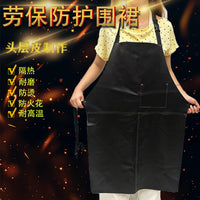 Top-Grain Leather Heat-Resistant Apron for Welding
