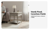 Tripod Base Side Table Light Luxury aesthetic Household Furniture Vintage Inspired Sturdy Construction for Apartment Dwellers