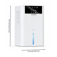 Humidity Remover with Timer Automatic Shut-off Household Dehumidifier Small Appliance for Closet, Rv