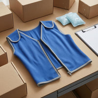 Sleeveless Cooling Vest Smooth Material Cooling Vest Lightweight Apparel for over Clothing