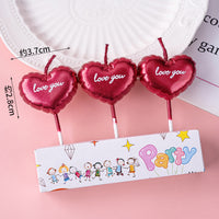 ins风卡通生日蛋糕装饰蜡烛花朵派对帽小熊笑脸爱心儿童生日蜡烛