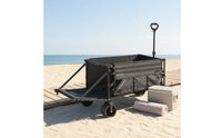 Wagon with Folding Tailgate Portable Folding Outdoor Utility Cart Compact Outdoor Utility Cart for Camp