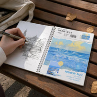 Sketchbook for Artists, A4 Thickened Sketch Pad with Coil Binding, Portable Drawing Book for Students and Professionals