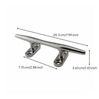 316 Stainless Steel Cleat Long Lasting Marine Hardware Mirror Polished for Dock