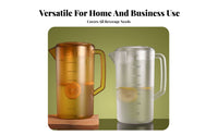 Heat Resistant Cold Water Kettle Food-Grade Material Large Capacity Plastic Jug Long-Lasting for Cafe Owners, Home Cooks, Cafes, Kitchen