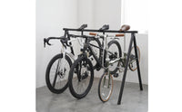 Bike Stand with Folding Frame Foldable Freestanding Bike Stand Anti-Slip Cycle Parking Rack for Workshop
