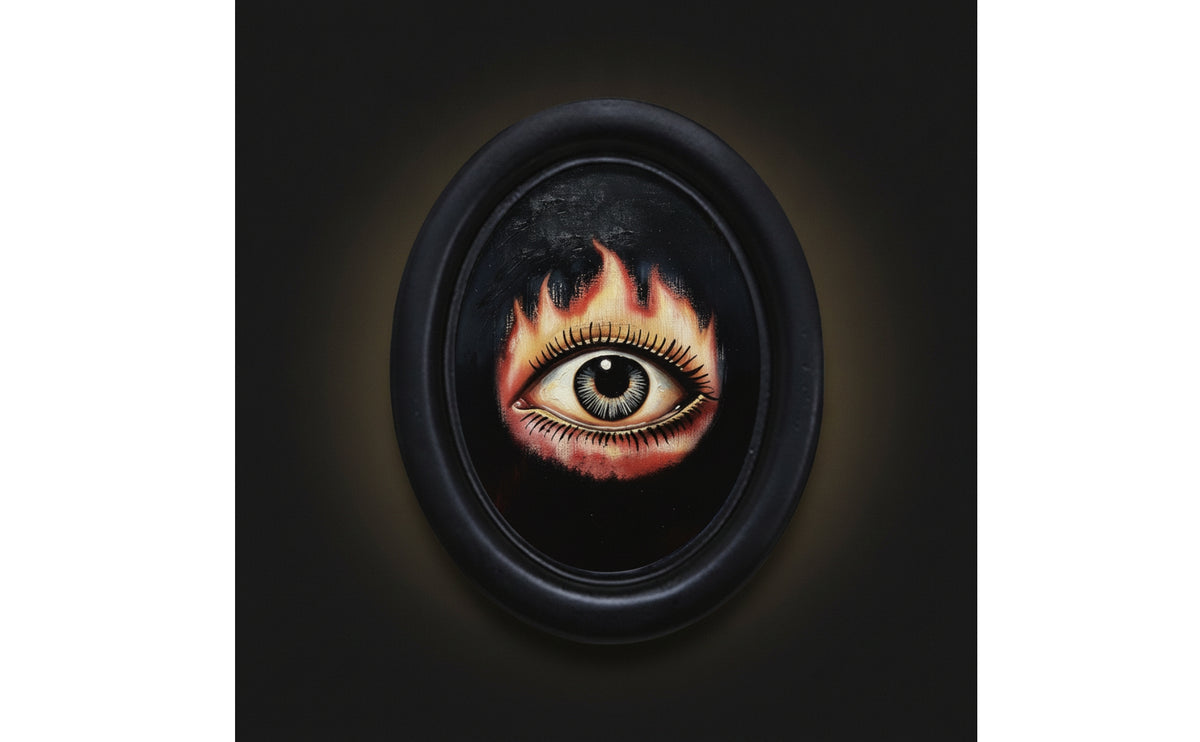 Oval Photo Wooden Photo Display in Black Wooden Picture Frame Decorative for Entryway, Halloween