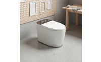 Easy Installation Toilet Seat Lid Warm Water Wash Smart Toilet Cover Self Cleaning Nozzle Smart Bidet Seat Wall Switch Compatible