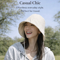 Wide Brim Fisherman Hat with Adjustable Drawstring, Lace for Outdoor Activities Casual Wear Protection