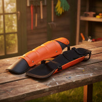 Hard-Shell Mowing Shin Guards Secure Fit Vegetation Eating Leg Protectors Defensive Trimmer Gaiters Segmented for Yard Work